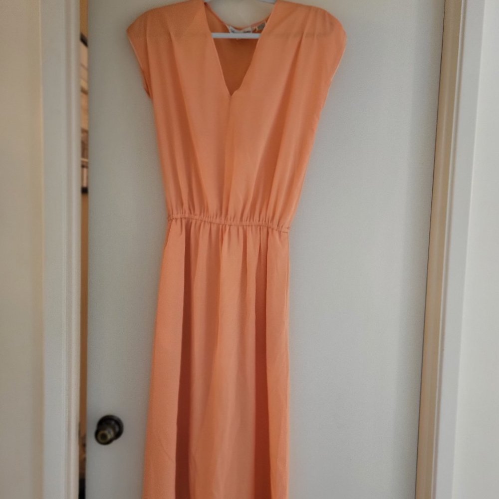 Saks Fifth Avenue Coral Peach Dress So pretty! 6